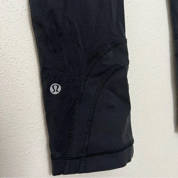 LULULEMON/ black cropped legging - Picture 6 of 7